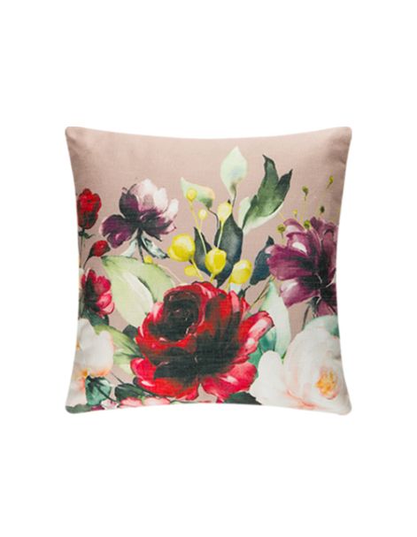 Cojín Estampado Borgoña